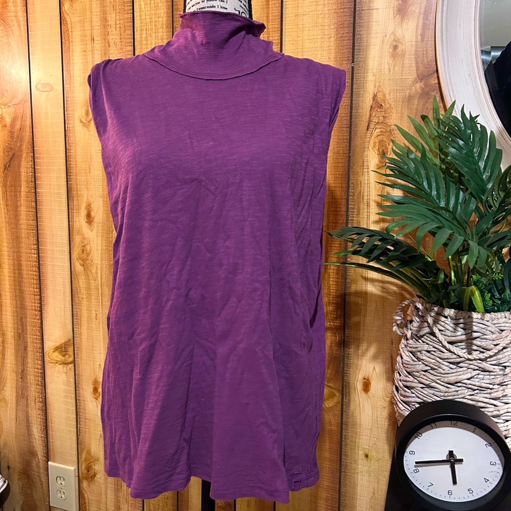 We The Free Plum Sleeveless Top